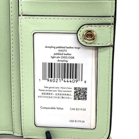 Kate Spade Dumpling Large Slim Bifold Wallet - Picture 7 of 7